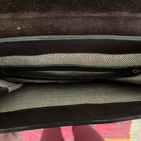 Dark Chocolate Brown Leather Backpack - Picture 4 of 4